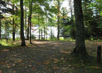 Campsite at Bobcat lake CG